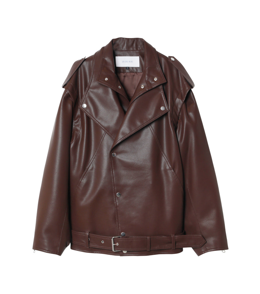 Faux Leather Biker Jacket