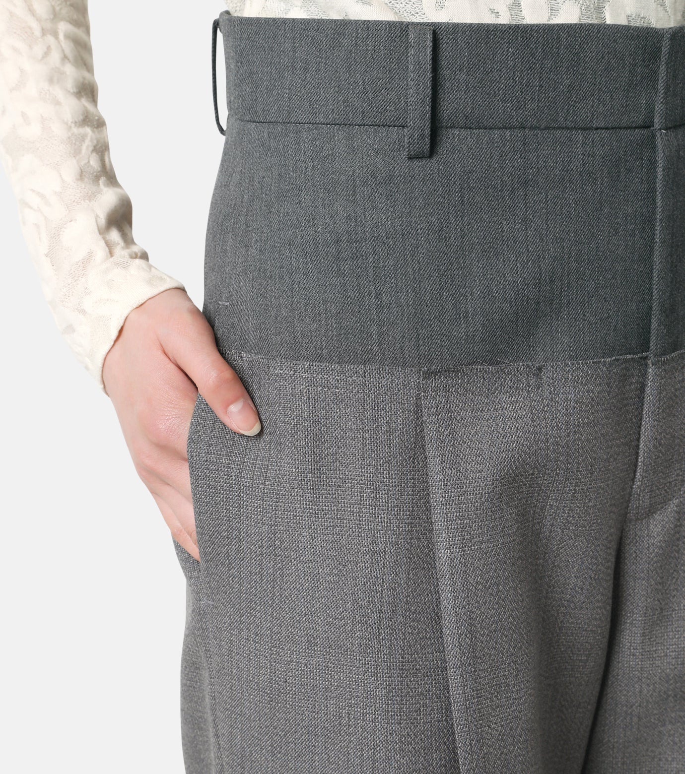 Shadow Plaid Pants