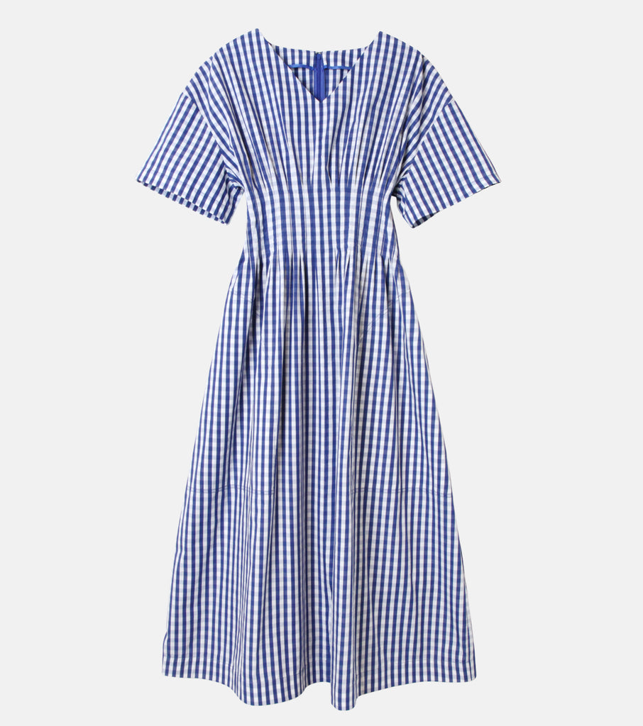 Gingham Check Round Form Dress