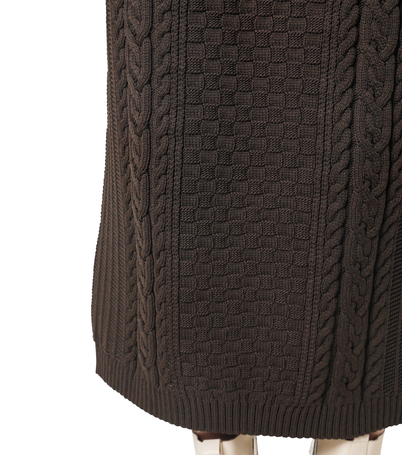Chanky Cable Knit Skirt