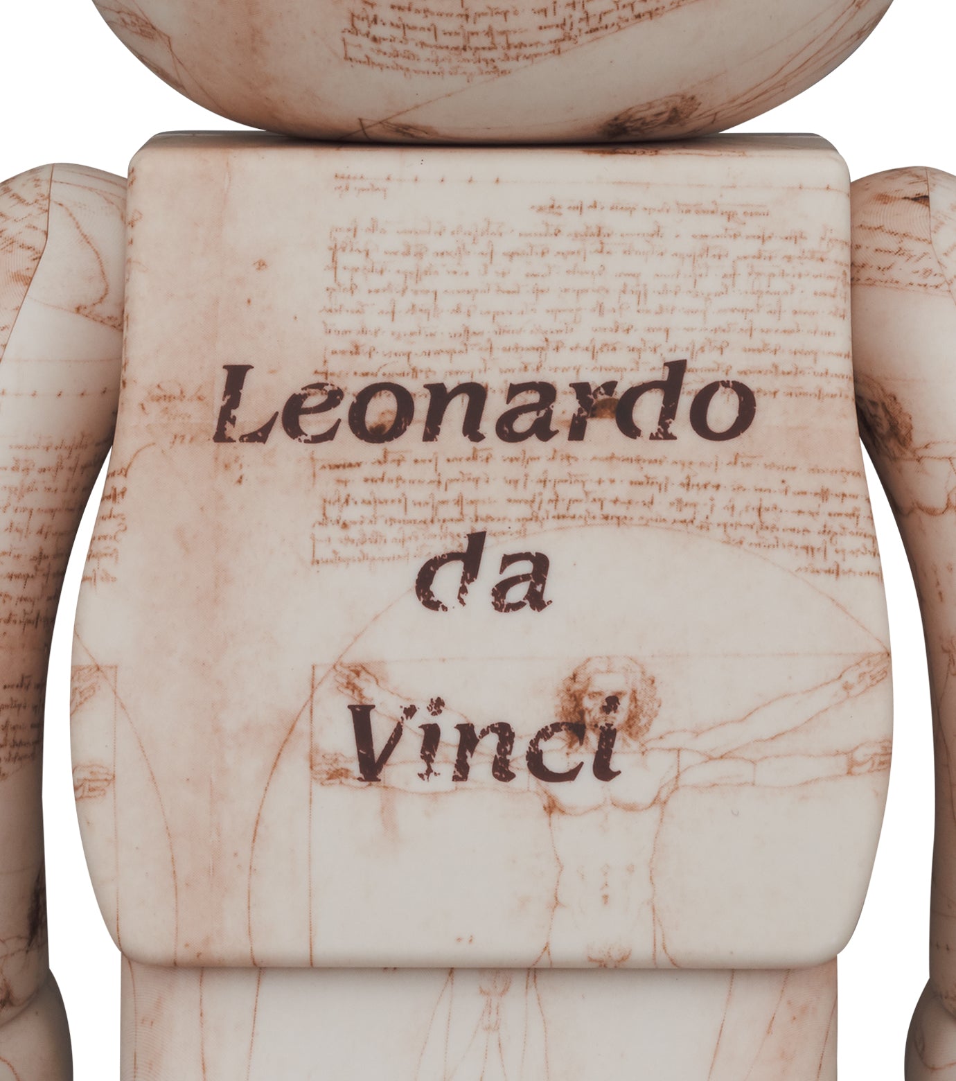 BE@RBRICK Leonardo da Vinci "Vitruvian Man" 100%&400%