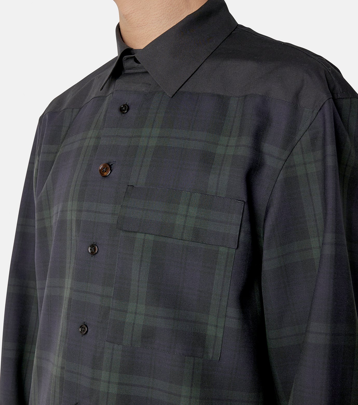 Bi-Colour Checked Shirt
