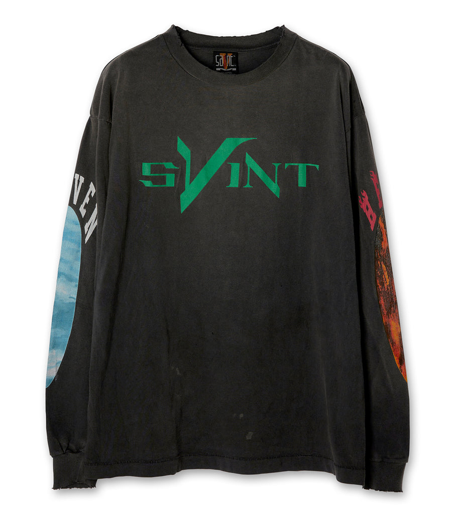 SAINT MXXXXXX SKULL VL LS TEE >> RESTIR