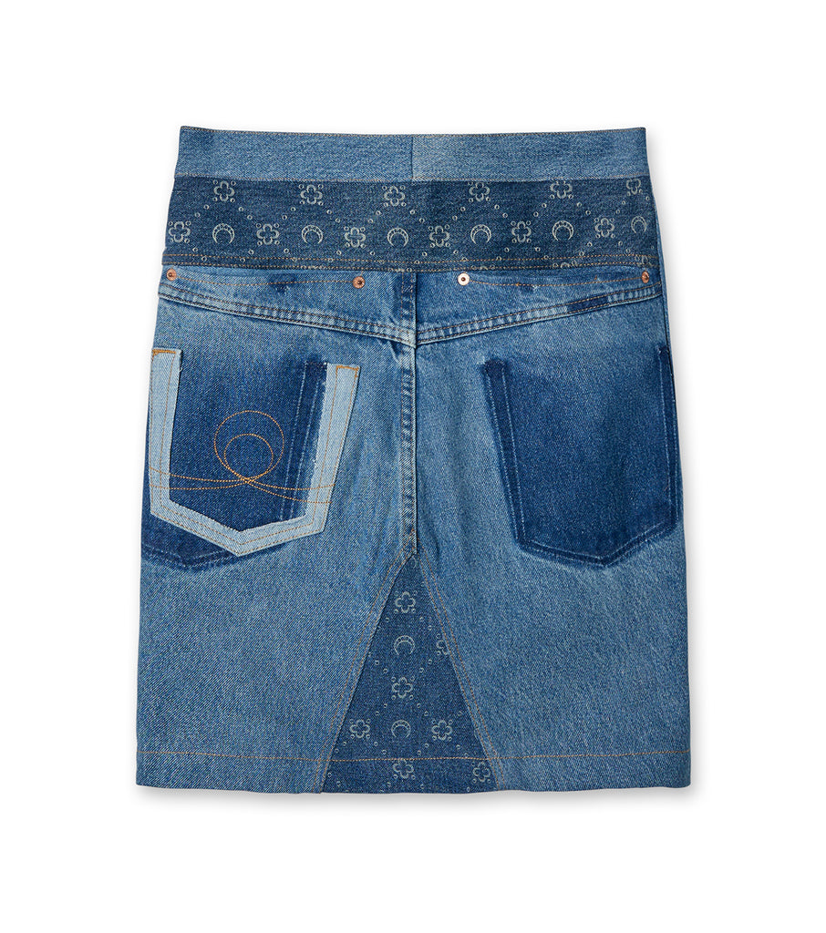 Monogram denim jeans by Marine Serre