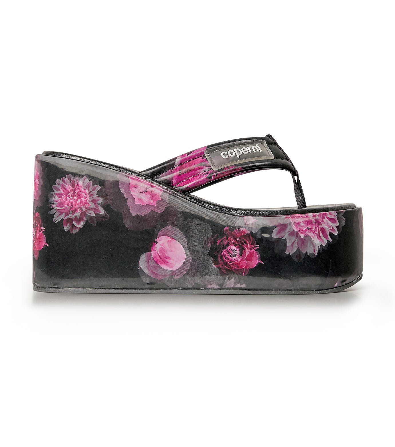 Holographic Branded Wedge Sandal – RESTIR
