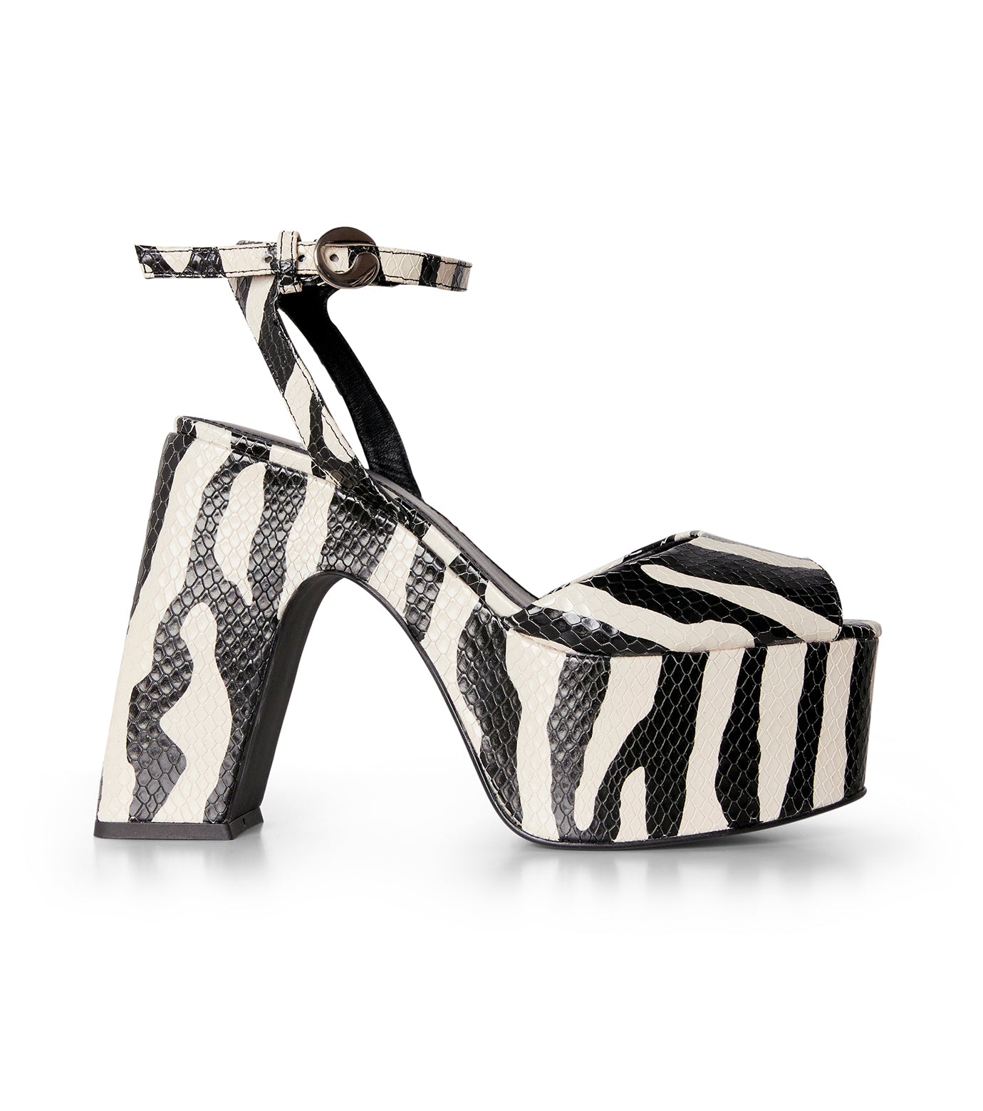 Zebra Bridge Platform Sandal