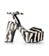 Zebra Bridge Platform Sandal
