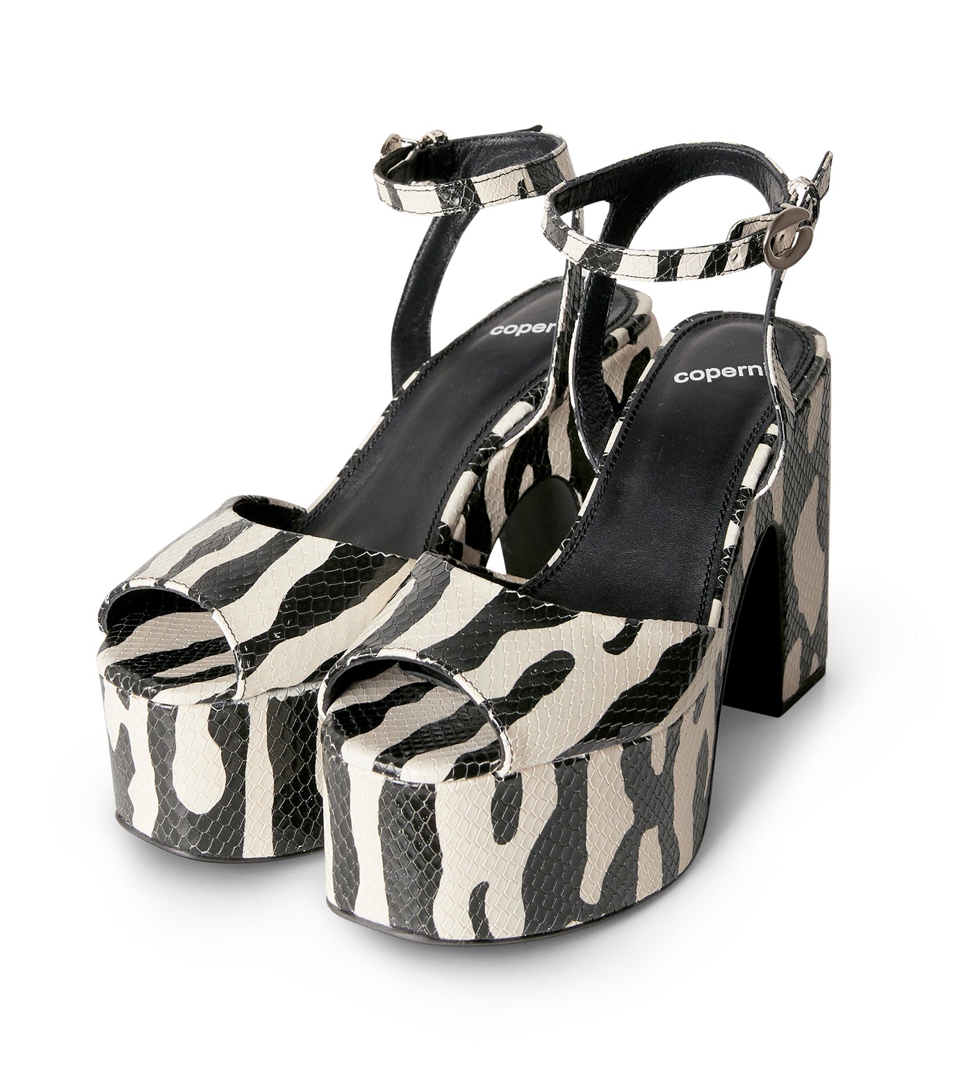 Zebra Bridge Platform Sandal