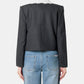 Grey Wool Collared Jacket