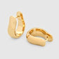 Oyster Hoops Small Gold