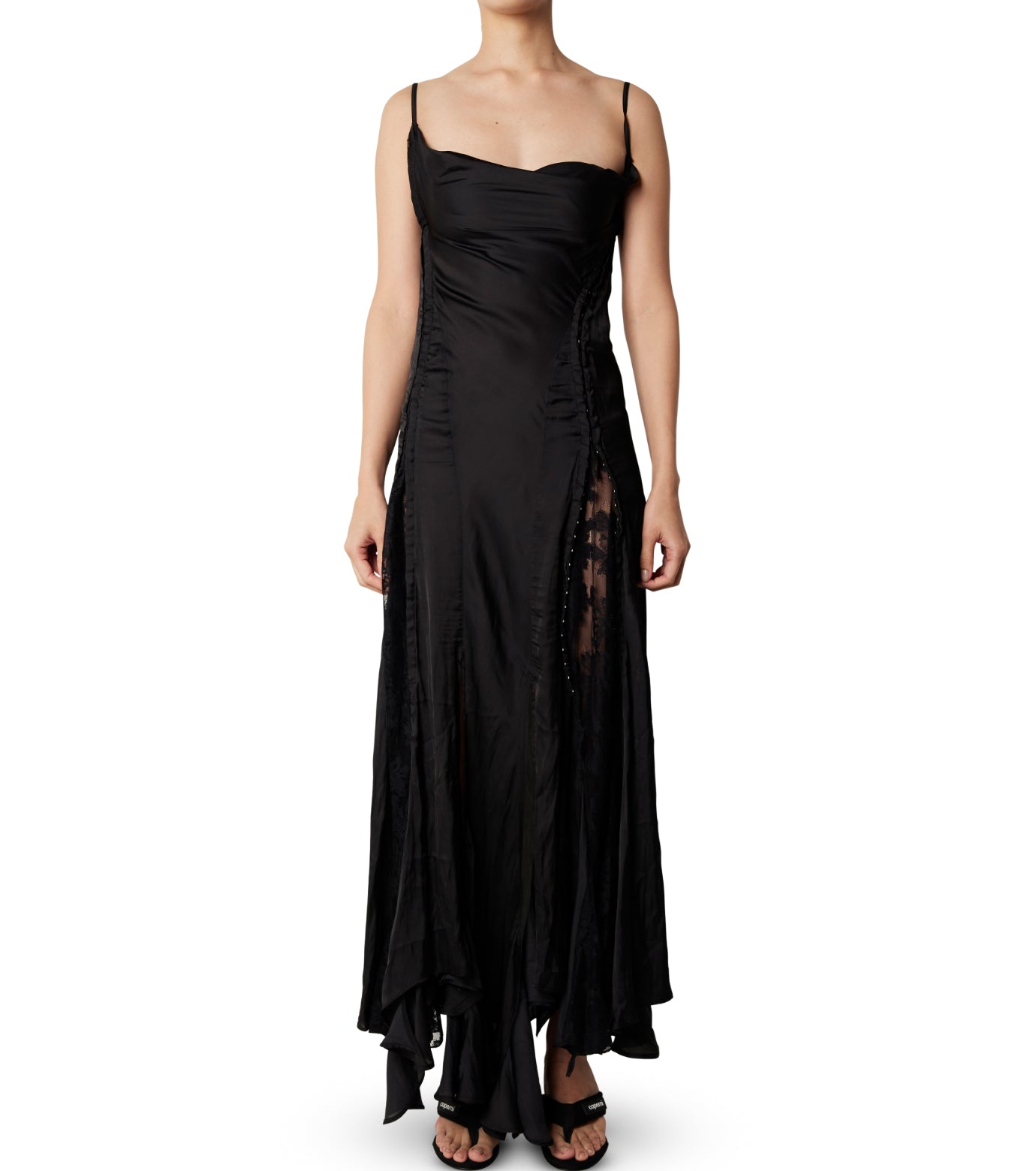 Hook And Eye Slip Maxi Dress