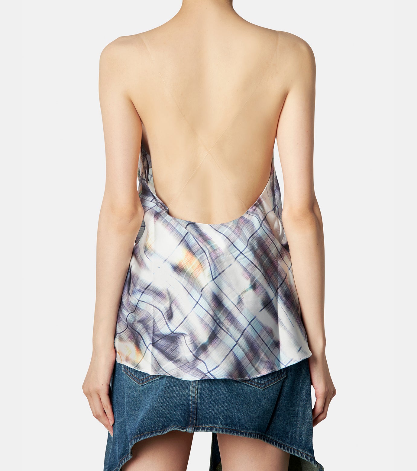 Invisible Strap Slip Top