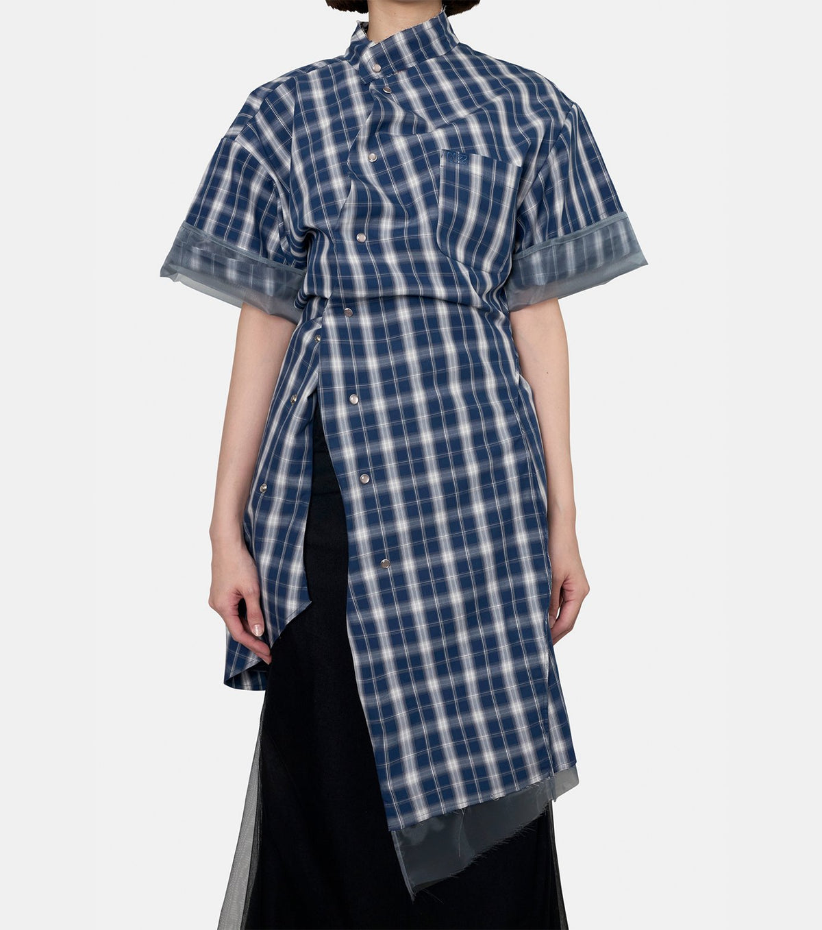 Checked Shirt Dress