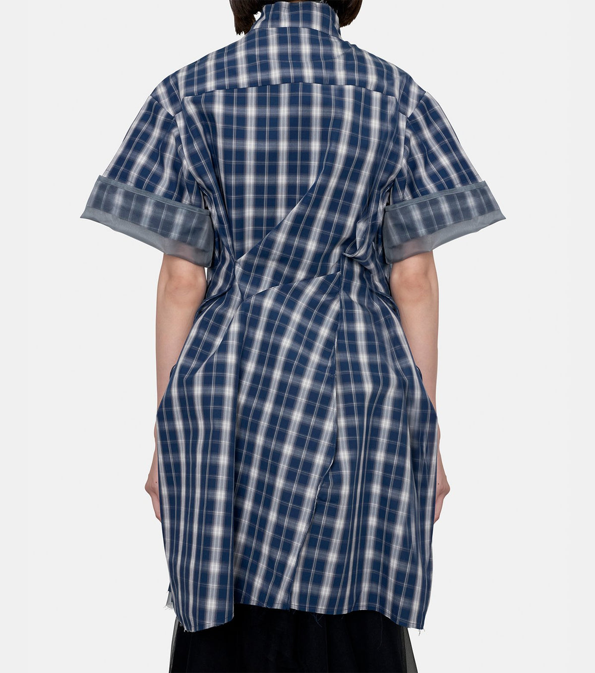 Checked Shirt Dress