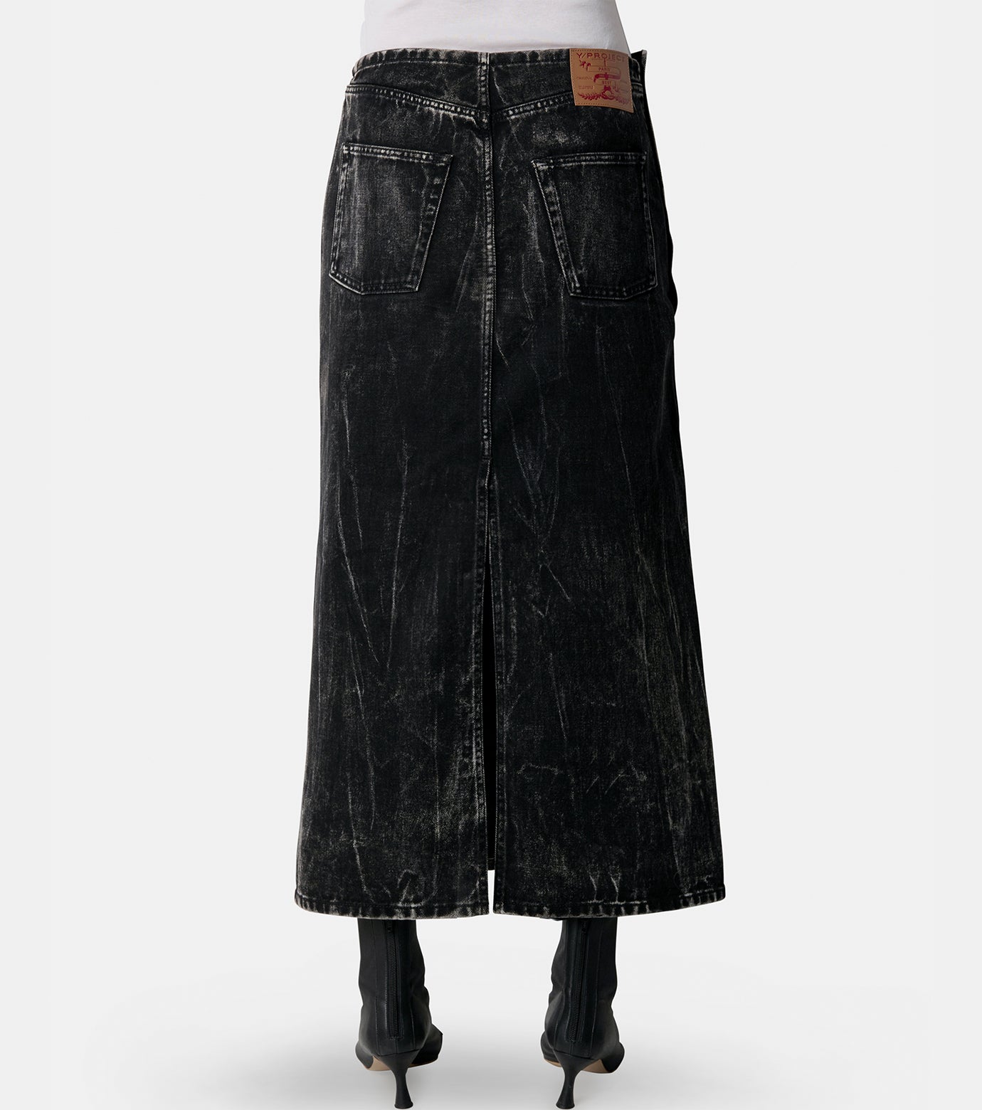 Velcro Denim Skirt