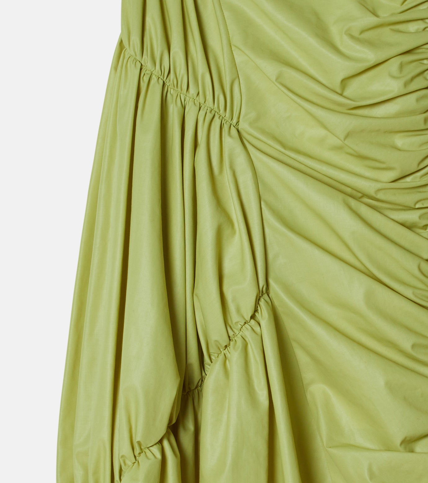 Shirring Taffeta Skirt