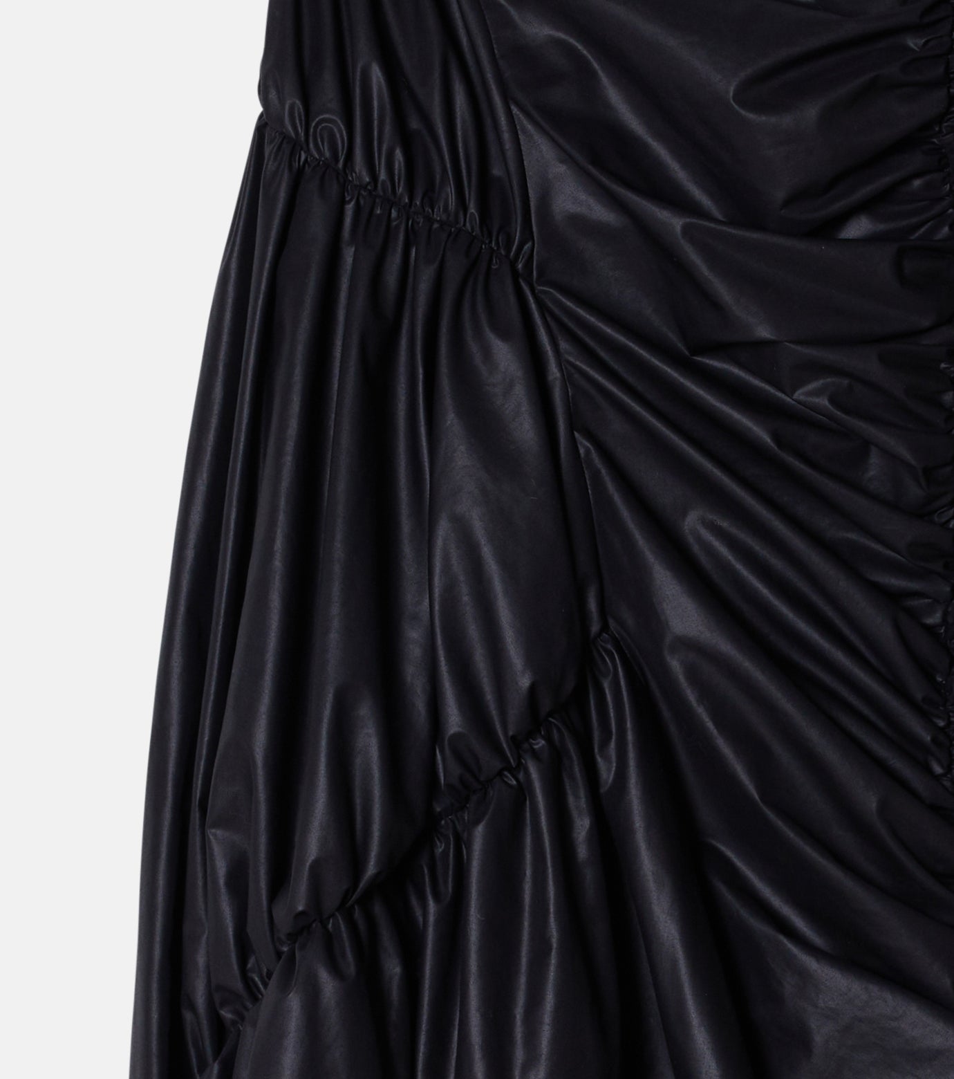 Shirring Taffeta Skirt