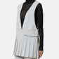 Snow Demin Pleated Vest