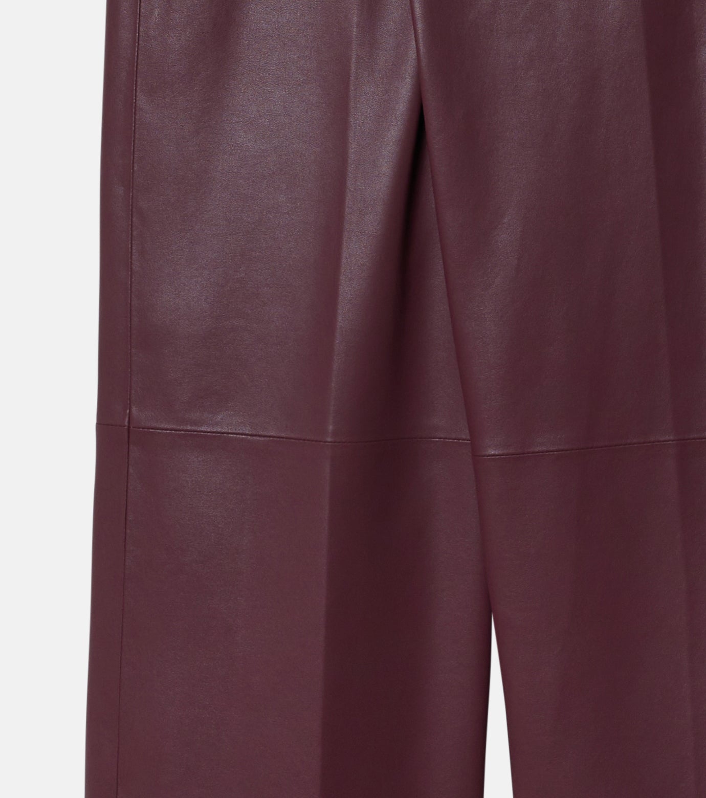 Asymmetry Leather Pants