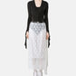 Falling-Plate Lace Skirt