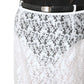 Falling-Plate Lace Skirt