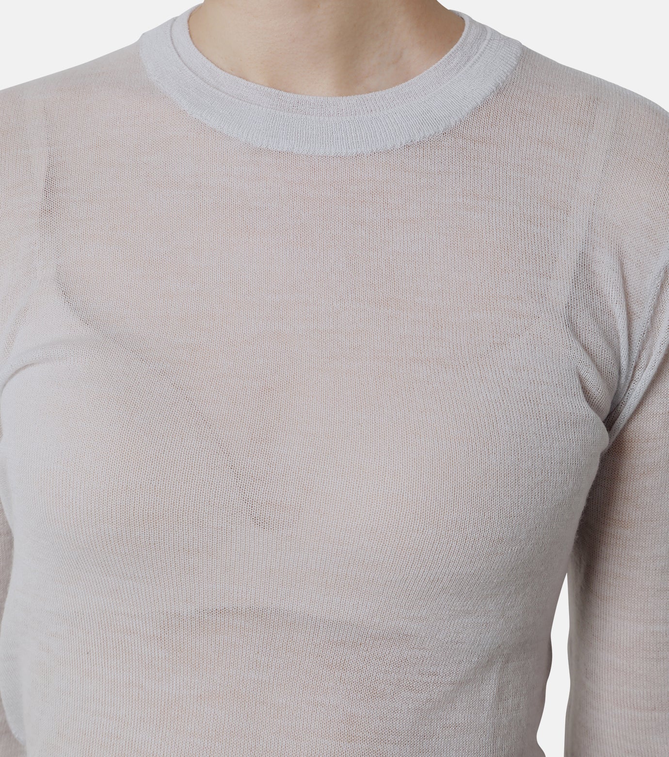 Wool Sheer Knit Tops – RESTIR