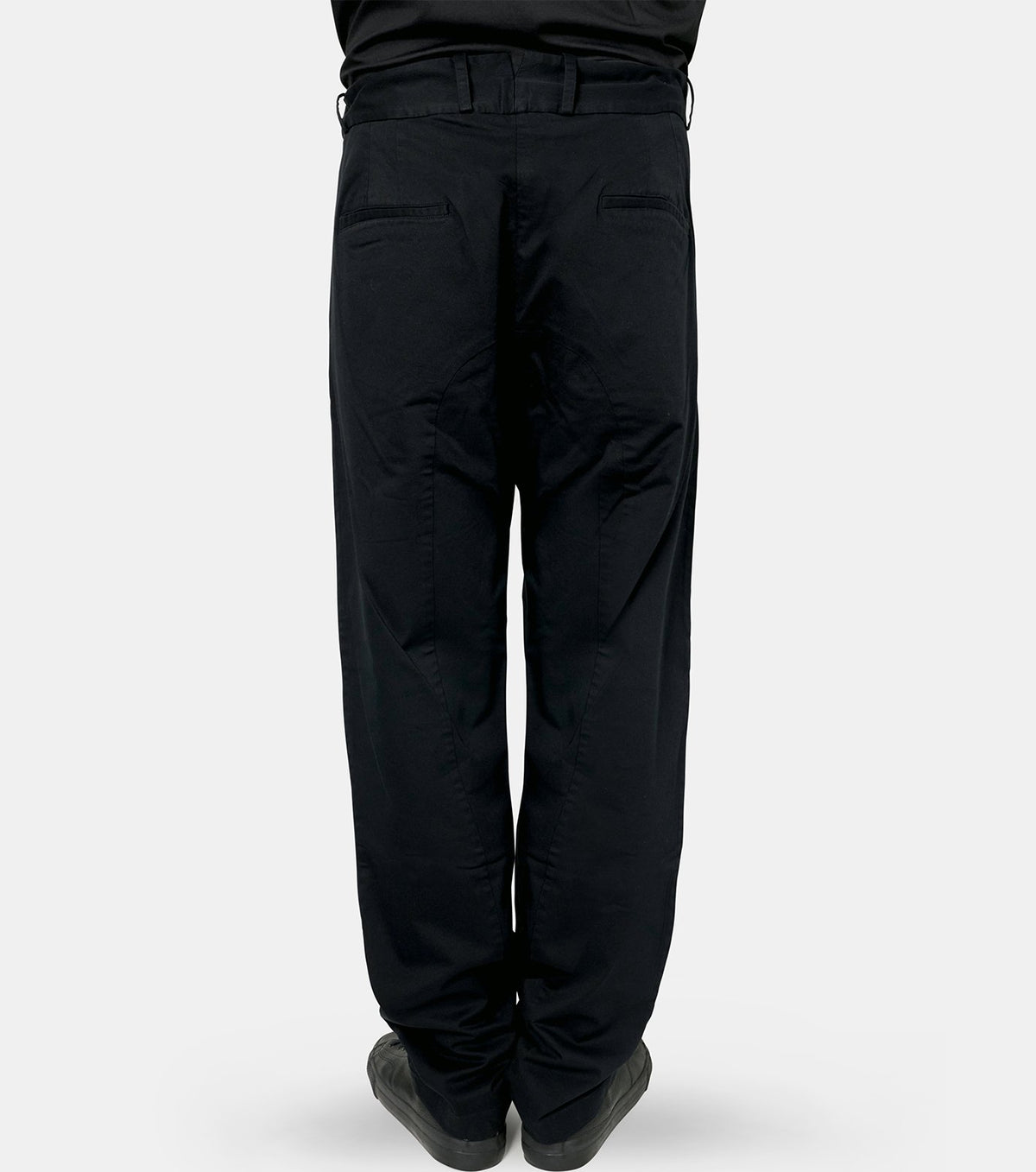 STRETCH GABERDINE ARTICULATED CHINO