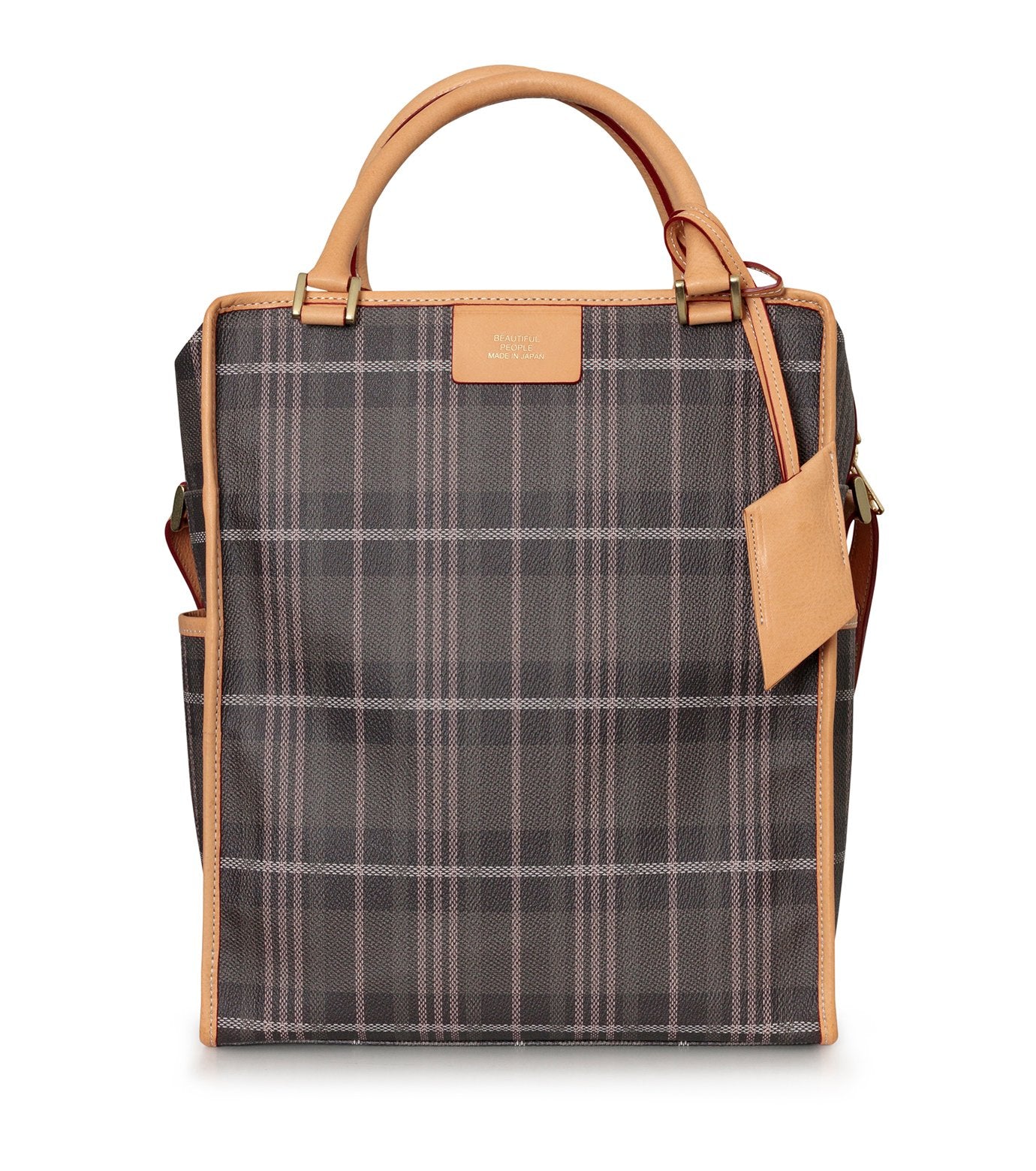 Noble Pop Plaid Tote Bag