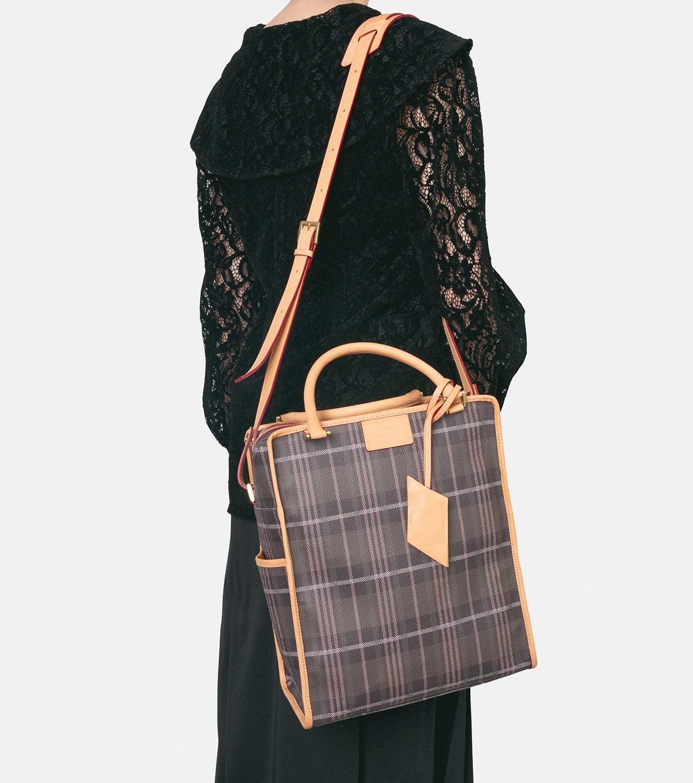 Noble Pop Plaid Tote Bag