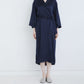 Silk Gown Elegant Navy