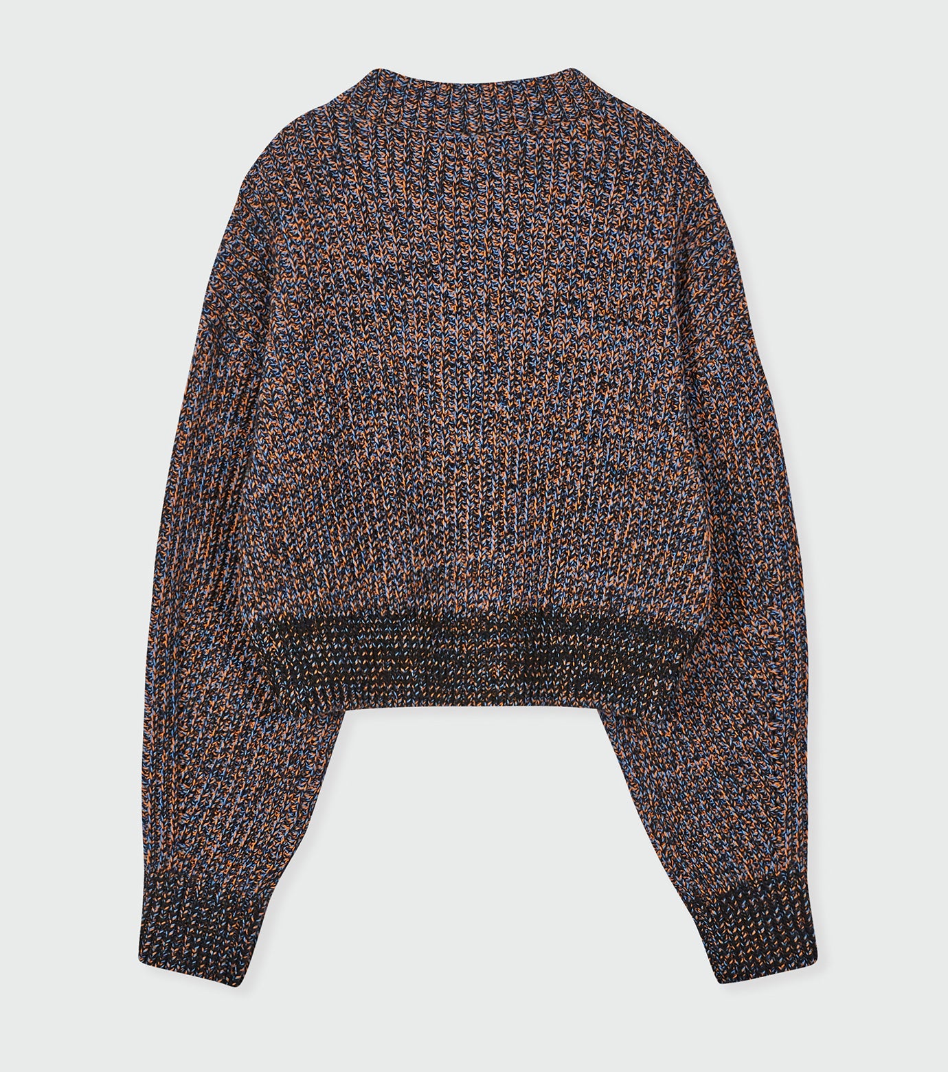 Mockneck Textured Knit Pullover