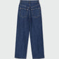 Belted Denim Pants