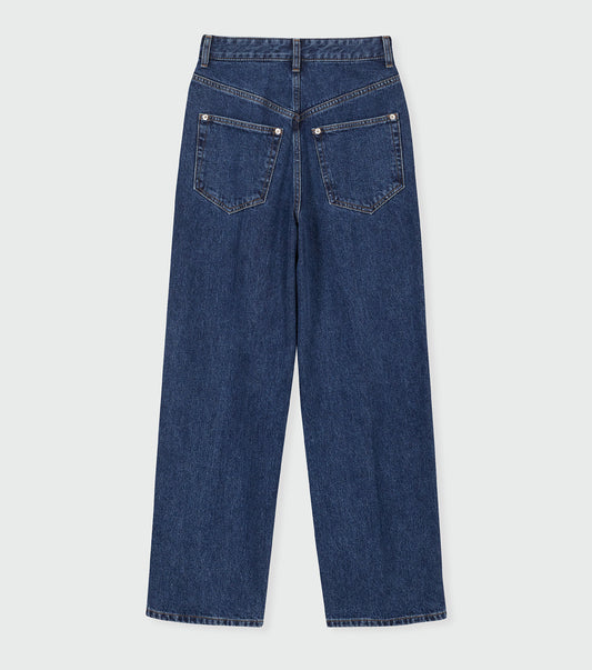 Belted Denim Pants