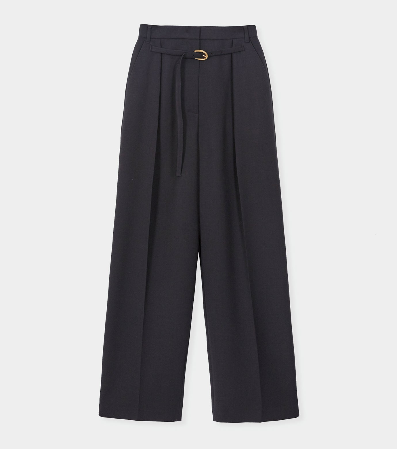 Belted Tuck Pants