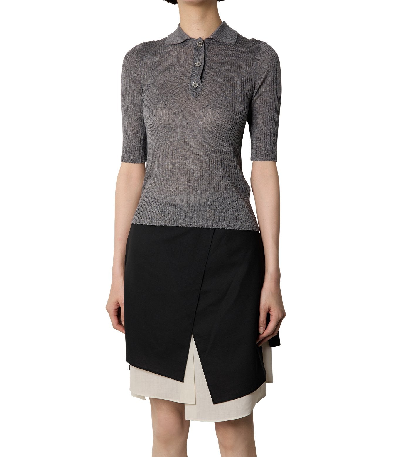 Half Sleeve Knit Top