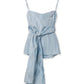 Knotted Sleeveless Top
