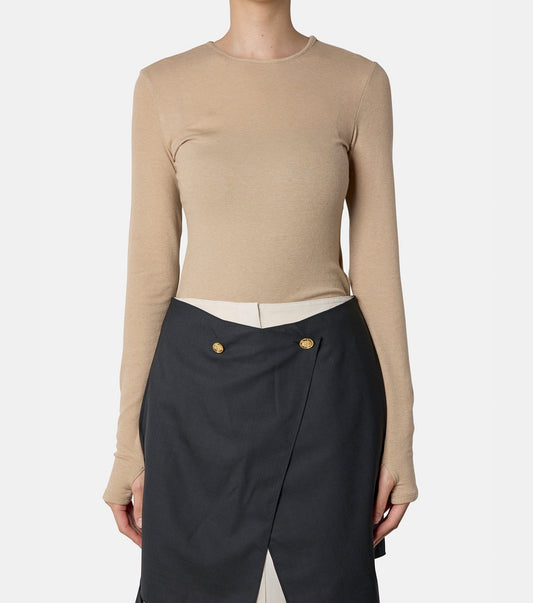 Rib Jersey T-Shirt