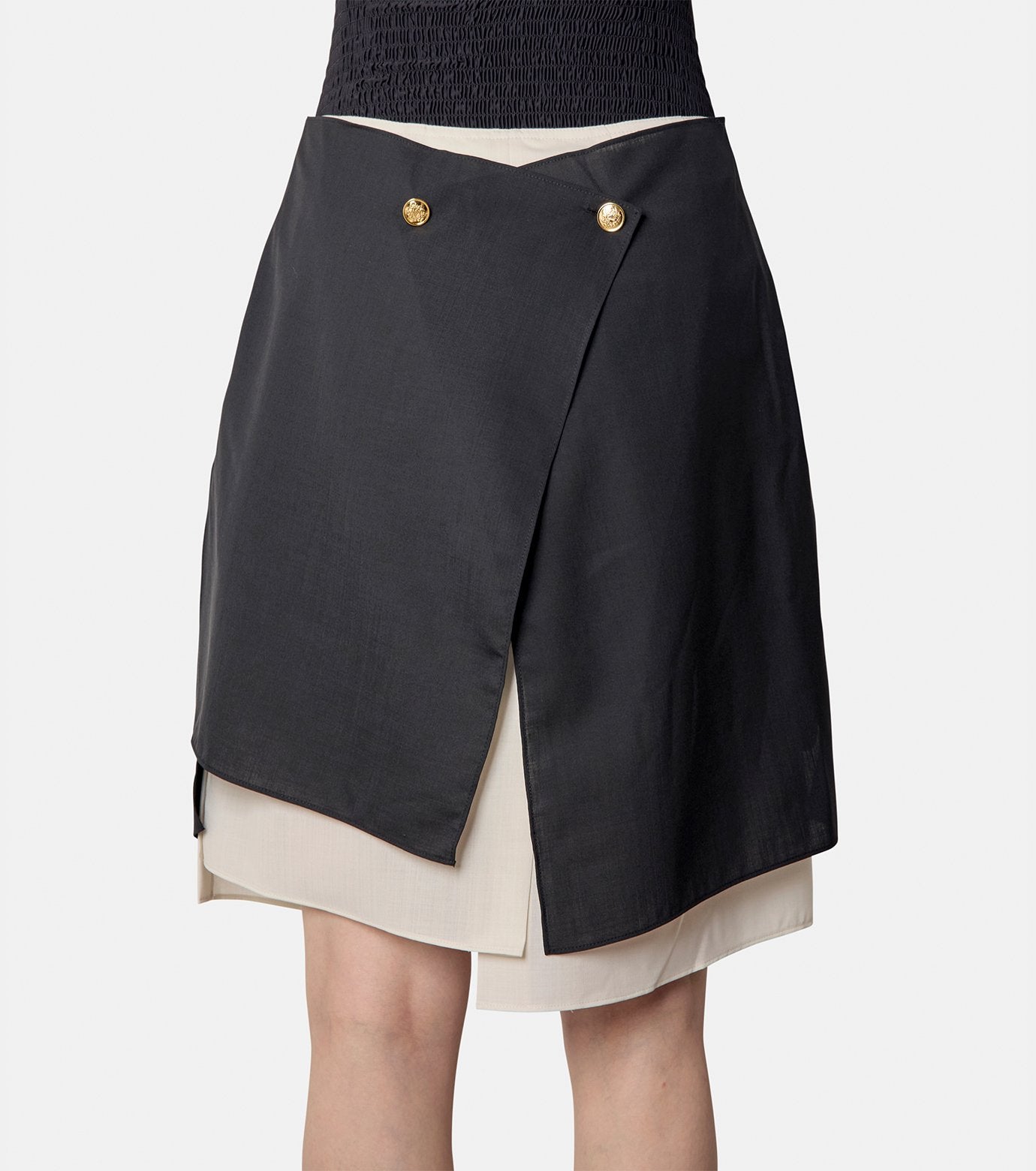Wrap Midi Skirt
