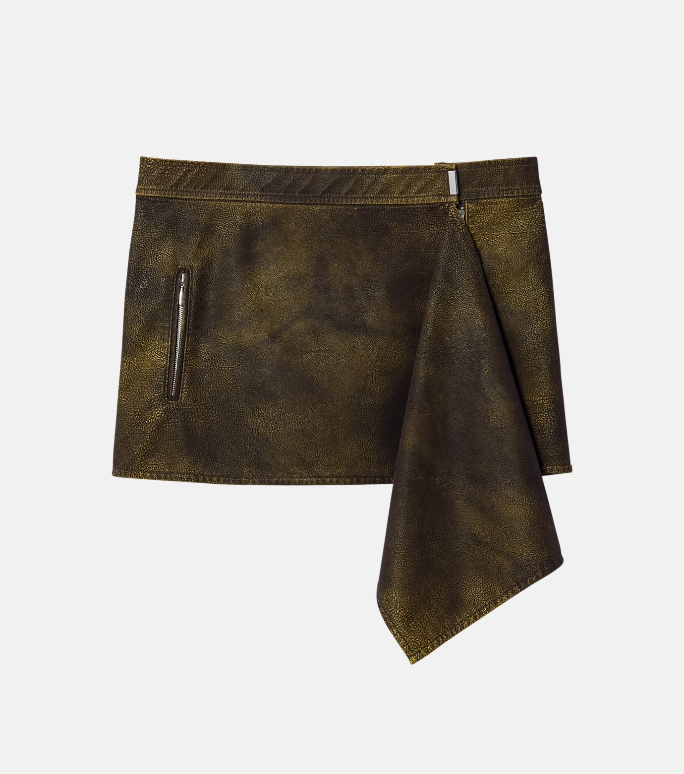 Vintage Leahter Mini Skirt