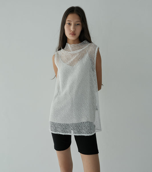 Mesh Lace Tank TOPS