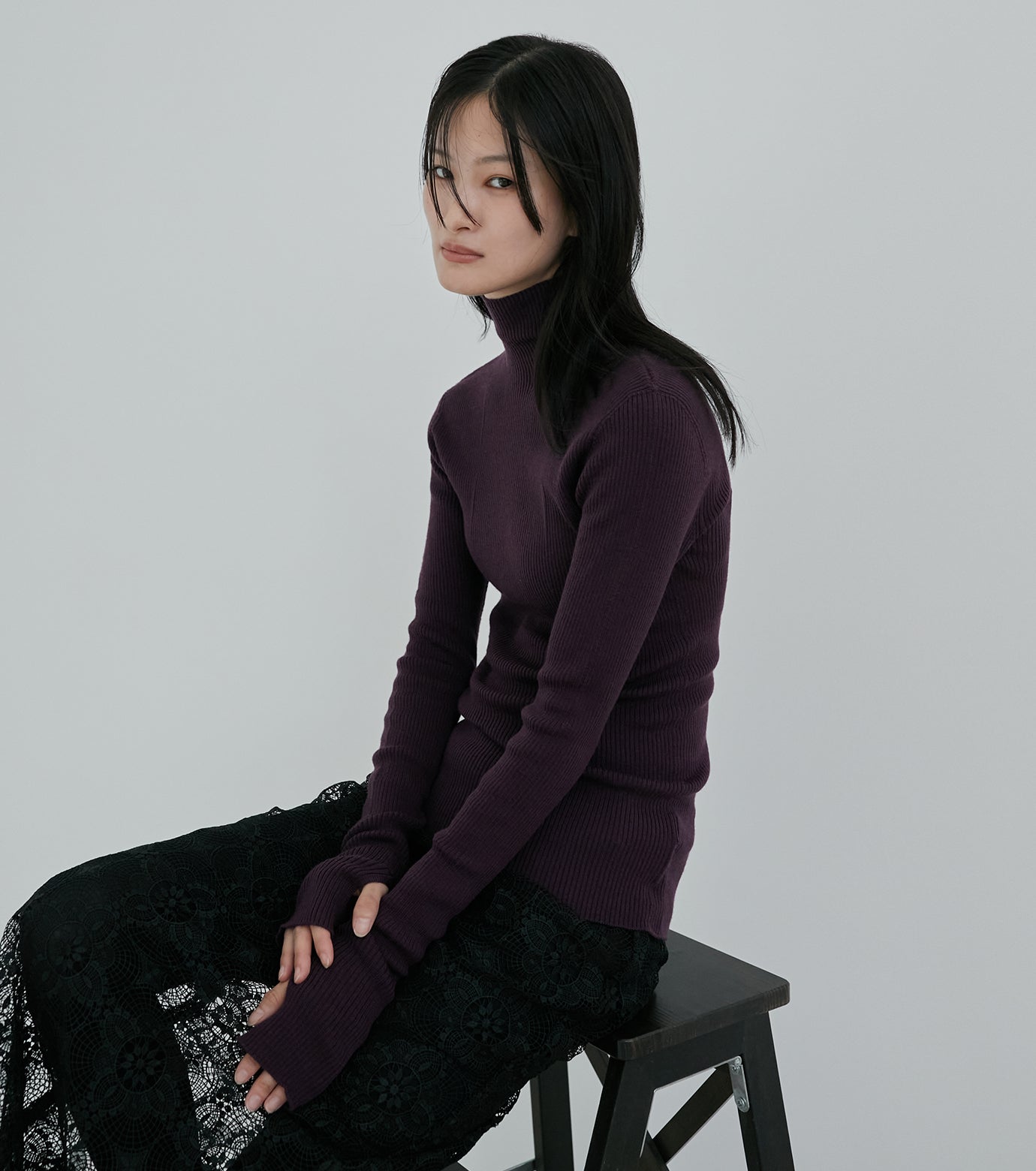 Wholegarment Turtle Knit