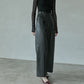 Asymmetry Leather Pants