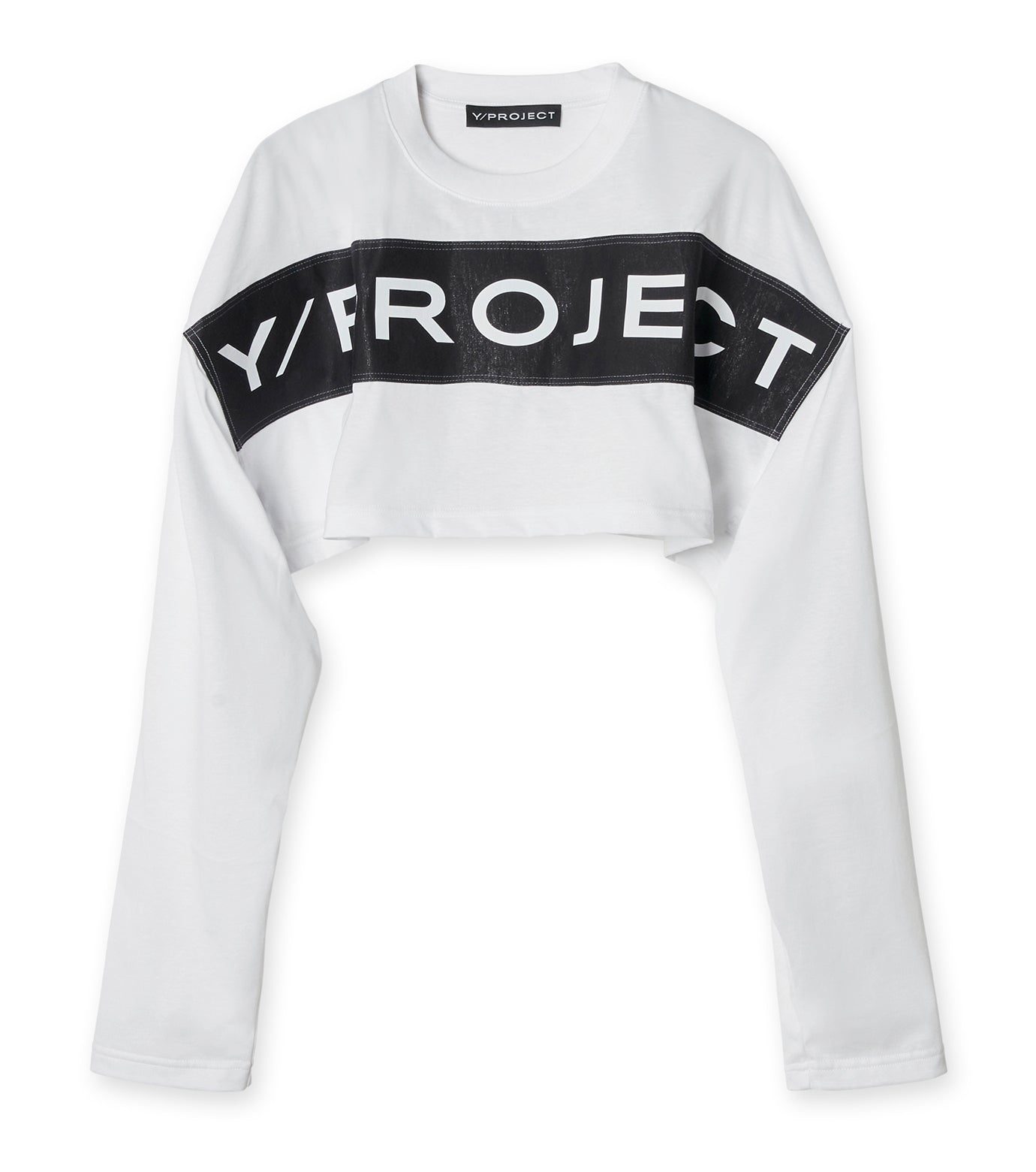 Scrunched Logo LS Crop Top