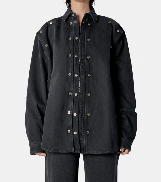 Evergreen Snap Off Denim Shirt