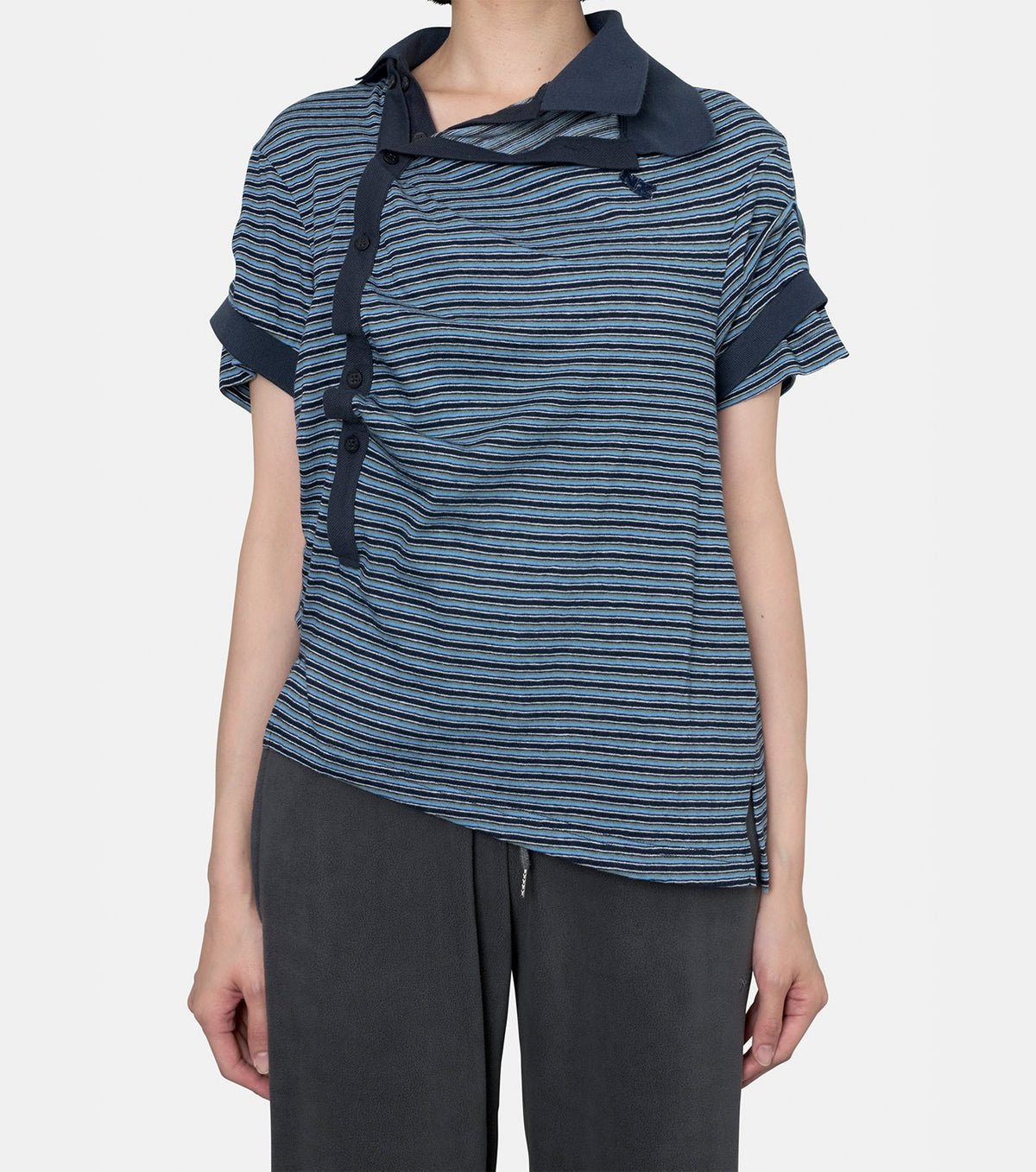 Striped Double Polo