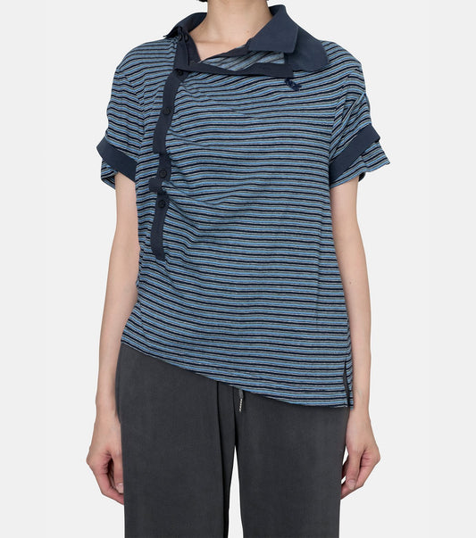 Striped Double Polo