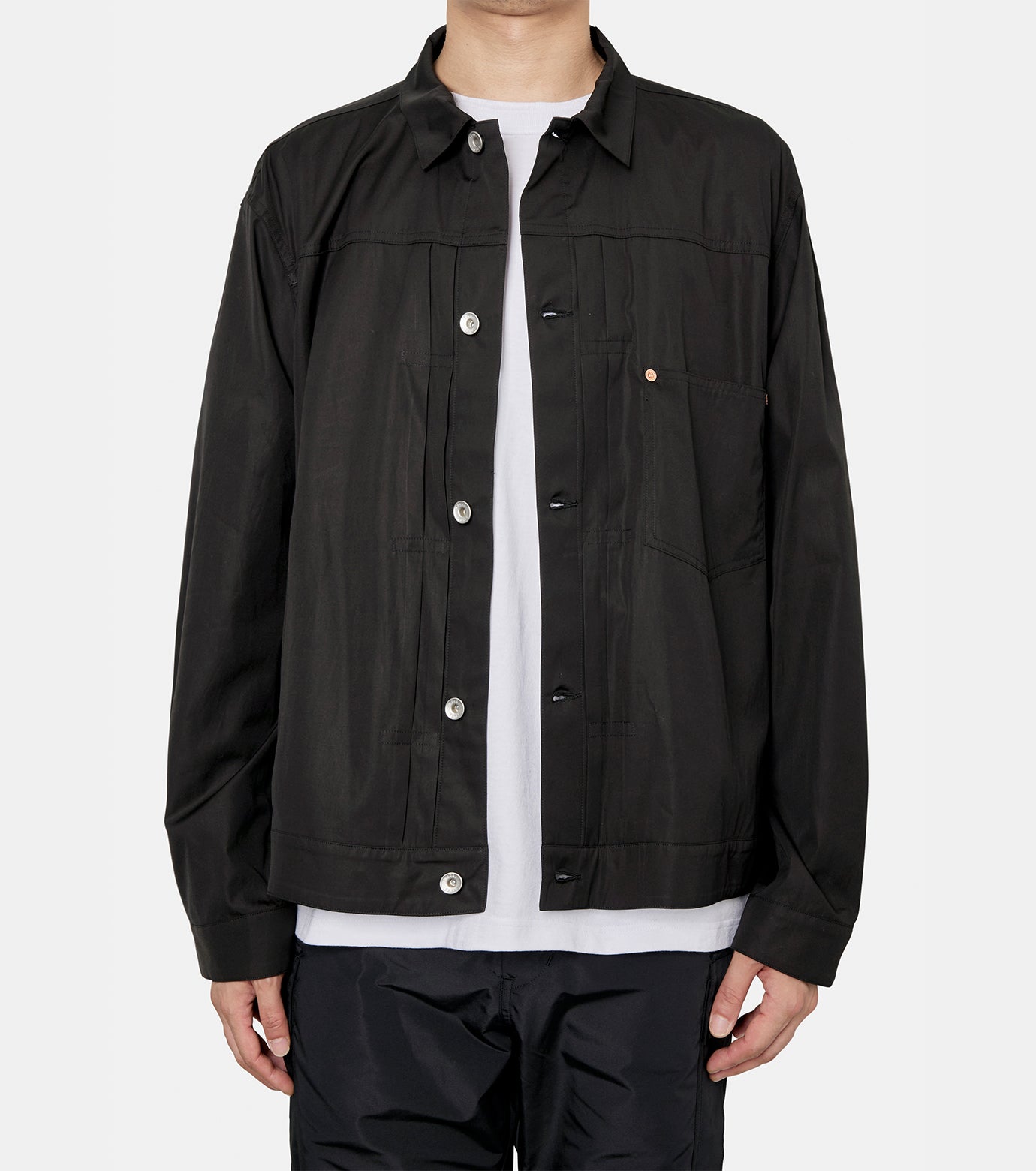 Cotton Poplin Shirt Jacket