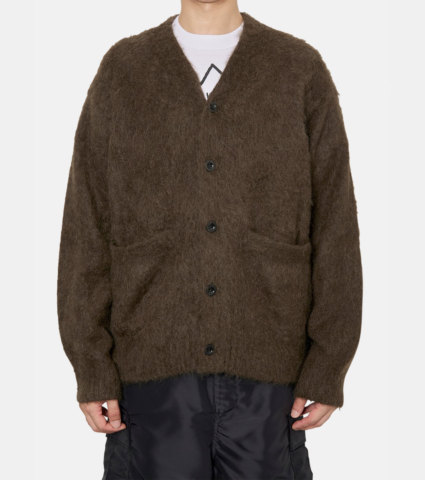 sacai Gonz Mohair Knit Cardigan