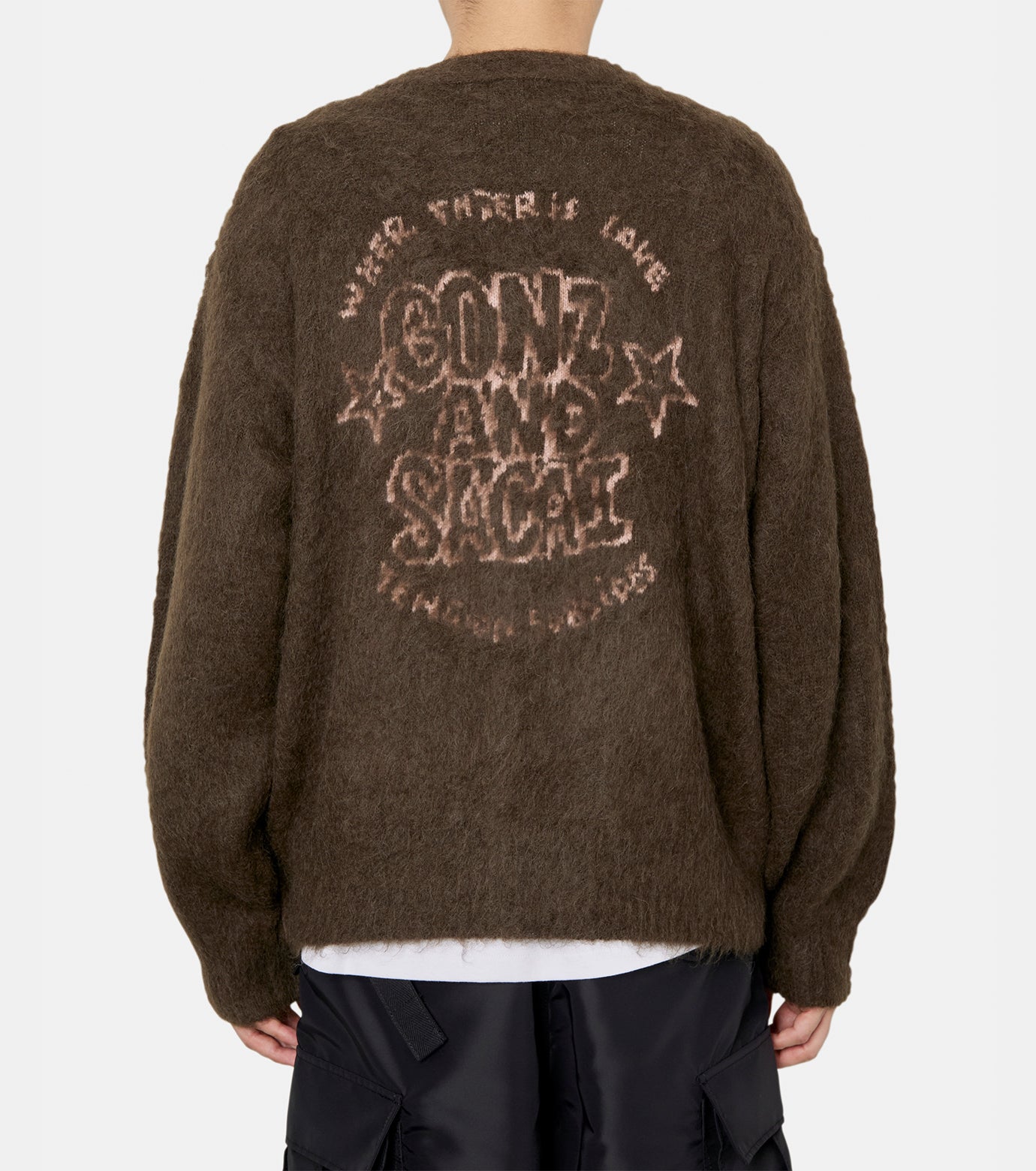 sacai Gonz Mohair Knit Cardigan