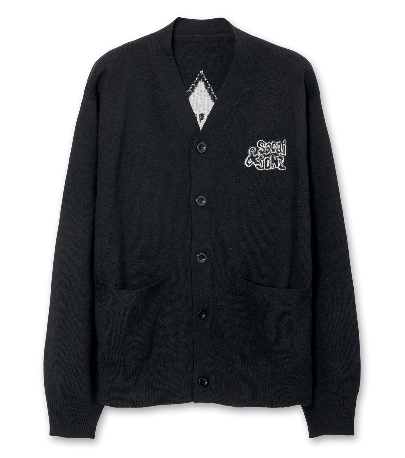 sacai Gonz Wool Knit Cardigan